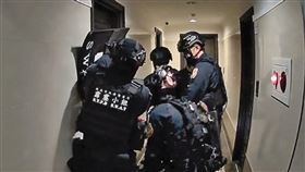 檢警單位從去年底開始就不斷發動掃黑行動，直屬么么的靜安會成員也成為重點查緝對象之一。（警方提供）