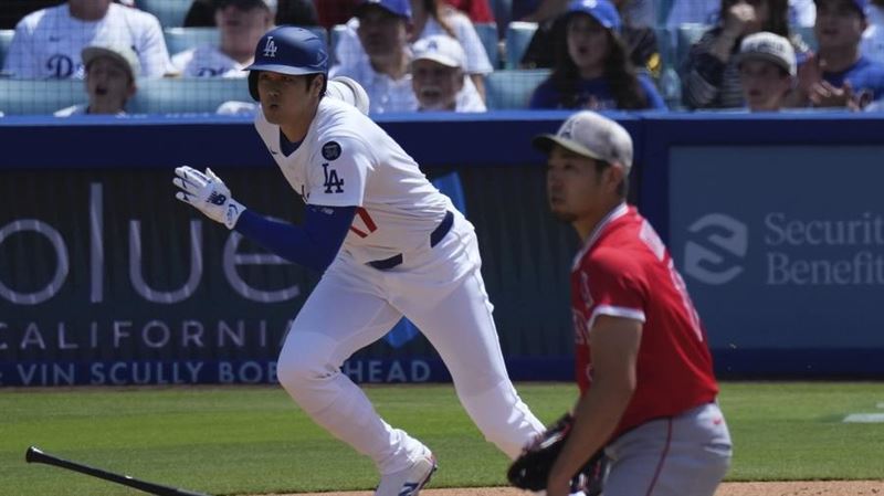 大谷對菊池連2打席敲安　道奇慘遭橫掃！