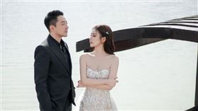 汪小菲二婚馬筱梅。（圖／翻攝自微博）