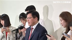 ▲林佳龍受訪。（圖／記者詹宜庭攝影）