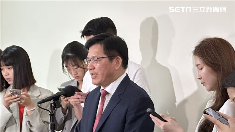 林佳龍表示，林昶佐不僅熟悉國政，也具備與國際社會互動的能力。（圖／記者詹宜庭攝影）
