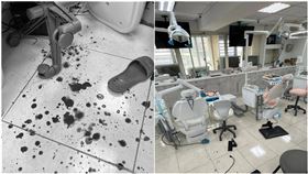 北市男病患疑洗牙太痛！當場「暴揍女牙醫」滿地濺血（圖／翻攝自爆料公社）