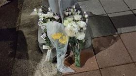 三峽車禍釀3死！民眾事故現場獻花哀悼 圖/翻攝畫面