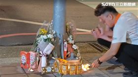 三峽國中,北大國小,新北市,車禍,餐點,蠟燭,花束,學區,傷者,學生▲圖片描述。（圖／翻攝畫面）