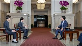 櫻井翔首度與賴清德總統面對面專訪。（圖／翻攝自NNN官方）