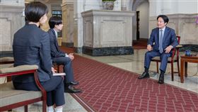 櫻井翔首度與賴清德總統面對面專訪。(圖/總統府提供)