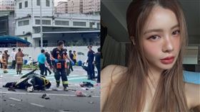 三峽車禍、林珈安。（圖／翻攝畫面、翻攝自林珈安IG）