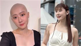 國光女神林茉晶因罹患癌症半年化療六次，副作用掉髮後直接理光頭。（圖／翻攝自林茉晶IG）