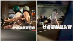 台南,東門陸橋,情侶,行車糾紛,扔石,恐嚇