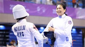 ▲前奧運跆拳道金牌陳怡安世壯運參加擊劍。（圖／世壯運執委會提供） 