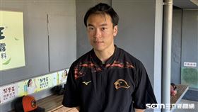 ▲統一獅新聘投手運科教練曾浩哲。（圖／記者黃耿誼攝影）