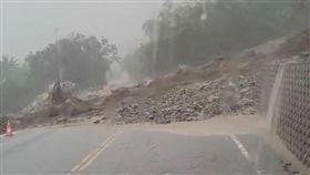 蘇花公路和仁至崇德段封閉台9線164.5公里處崇德路段受大雨影響發生土石流及土石坍落，交通部公路局20日下午4時30分起封閉台9線和仁至崇德路段，開放通行時間將另行公告。（公路局提供）中央社記者張祈傳真  114年5月20日