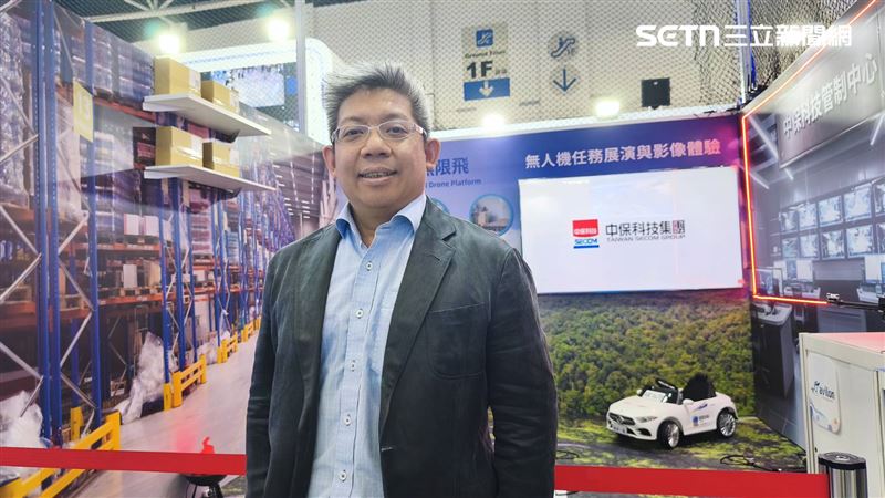林建涵表示，中保科此次要向世界展現台灣打造AI應用的實力。（圖／記者陳韋帆攝影）