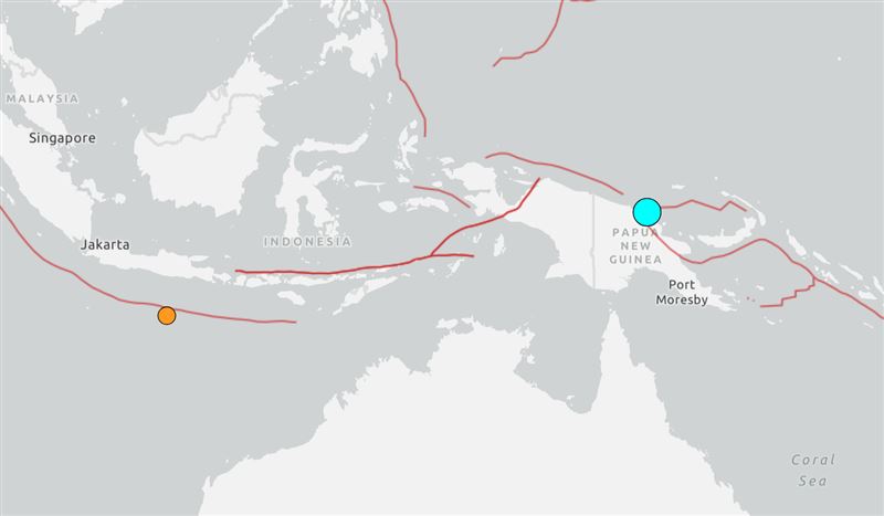 巴布亞紐幾內亞外海6.4地震　無海嘯警報