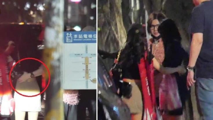 夏宇禾一晚拚5攤酒局　被粉衣男曖昧扶腰