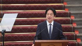 賴總統發表執政週年談話總統賴清德就職一週年，20日上午在總統府發表執政週年「迎風轉型、穩健前行」談話。中央社記者吳家昇攝  114年5月20日