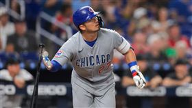 ▲鈴木誠也「猛打賞」，差三壘安打「完全打擊」。（圖／路透社／達志影像）