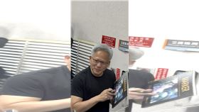 黃仁勳、粉絲（圖／記者王文承攝影）