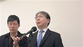 ▲國安局長蔡明彥21日上午在立法院受訪。（圖／記者蘇晏男攝影）