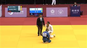 ▲「柔道男神」楊勇緯教練劉文等在世壯運73公斤級M6連拿3勝摘金。（圖／翻攝自2025雙北世界壯年運動會YT頻道畫面）