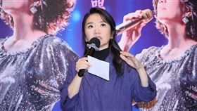 陶晶瑩不怕台股慘跌，喊話台積電一定要買。（圖／記者鄭孟晃攝影）