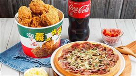 「拿坡里披薩．炸雞」2025年中慶5月22日登場，一路優惠至6月4日。（圖／品牌業者提供）