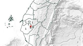 台南發生輕微地震，規模3.2。（圖／翻攝自中央氣象署）