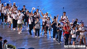 ▲世大運開幕式，田徑選手進場。（圖／記者劉彥池攝影）