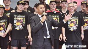 ▲PLG總冠軍賽G7，副會長陳建州談到兩聯盟合併議題。（圖／記者劉彥池攝影）