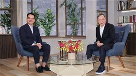 ▲2025年computex期間美超微CEO梁見後接受三立話時代人物專訪。（圖／記者鄭孟晃攝影）