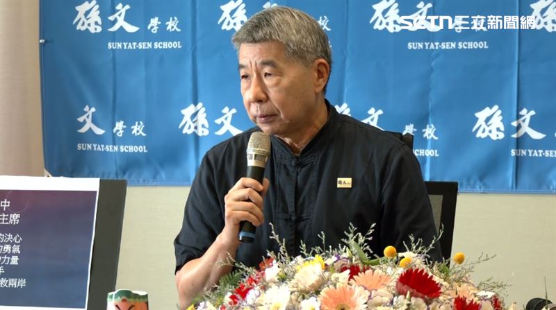 張亞中5月時已宣布要參選國民黨主席。(圖/翻攝畫面)