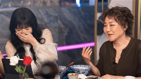 圖六：談人生下一個階段目標，藍心湄（右）自曝目前已經進入養老狀態。（圖／Yahoo奇摩提供）