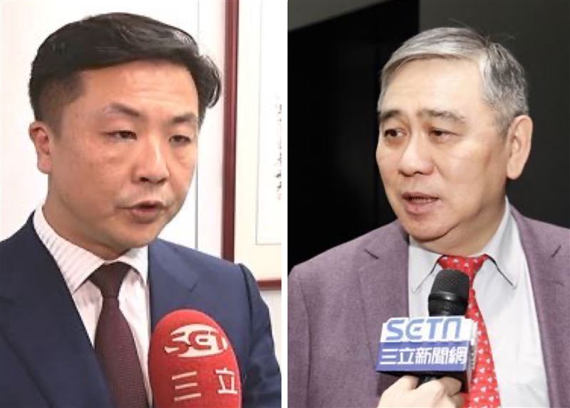 律師李怡貞列出9點比較王文洋(右)與呂秋遠(左)處理態度與言行。(組合圖/資料照)
