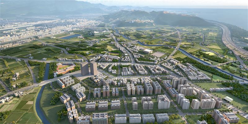 新竹縣新豐鄉新庄子都市計畫區成為房市焦點。（圖／業者提供）