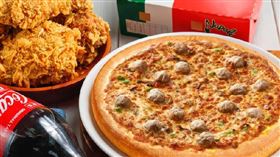 拿坡里披薩.炸雞,披薩(業者提供)