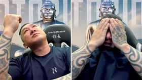 館長哽咽擦拭淚水。（翻攝YT@館長惡名昭彰）

