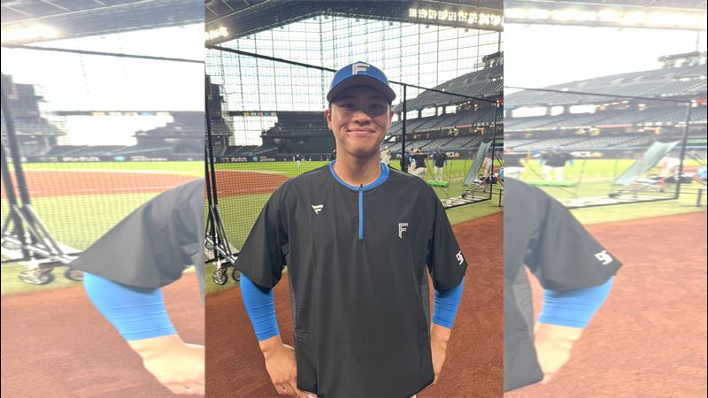 「台灣至寶」孫易磊日職初登板，中繼2局無失分。（圖／翻攝自日本火腿X）