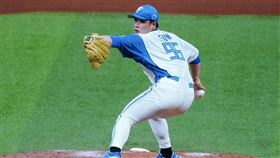 ▲「台灣至寶」孫易磊日職初登板，中繼2局無失分。（圖／悍創運動經紀提供）