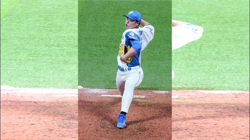「台灣至寶」孫易磊日職初登板，中繼2局無失分。（圖／悍創運動經紀提供）