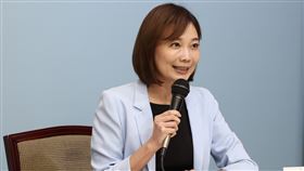 郭雅慧轉達國家氣候變遷對策委員會會議內容「國家氣候變遷對策委員會第4次委員會議」會後記者會24日晚間於總統府新聞中心召開，總統府發言人郭雅慧（圖）出席，轉達總統賴清德裁示與會議內容。中央社記者趙世勳攝　114年4月24日