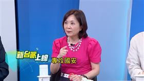 翁曉玲要求公開國安預算，王時齊批「造成國安破口」。（圖／新台派上線）