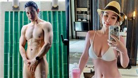 王家梁,許維恩,結婚,忒忒,女兒,馬爾地夫,度假,全裸,淋浴,比基尼,自拍（圖／翻攝自王家梁、許維恩臉書）