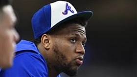 ▲亞特蘭大勇士亞古納（Ronald Acuna Jr.）。（圖／美聯社／達志影像）