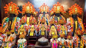 ▲五位王爺（圖／翻攝自南鯤鯓代天府粉絲專頁）