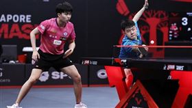 台灣男雙林昀儒（左）和高承睿。（資料圖/取自WTT官網）