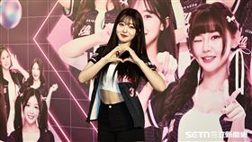 ▲韓籍啦啦隊員權喜原。（圖／記者劉彥池攝影）