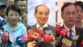 ▲盧秀燕、王金平、朱立倫。（組合圖／翻攝畫面）