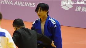 ▲金曲歌王蕭煌奇參加世壯運柔道。（圖／記者張沛嘉攝影）