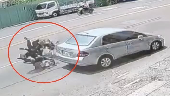 台中24歲男高速撞噴女外送員！疑毒駕肇事