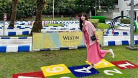 洪詩懷胎5個月，孕肚大超快。（圖／翻攝自洪詩IG）